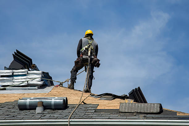 Professional Metal Roofing technician working in Meredith, CO